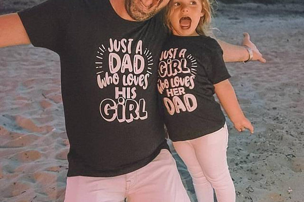 Expressing Love in Threads: Unique Father-Daughter Matching T-Shirt Designs