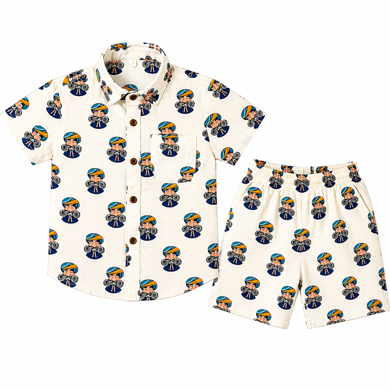 Jaipur Maharaja 100% Cotton Kids Co-ord Set