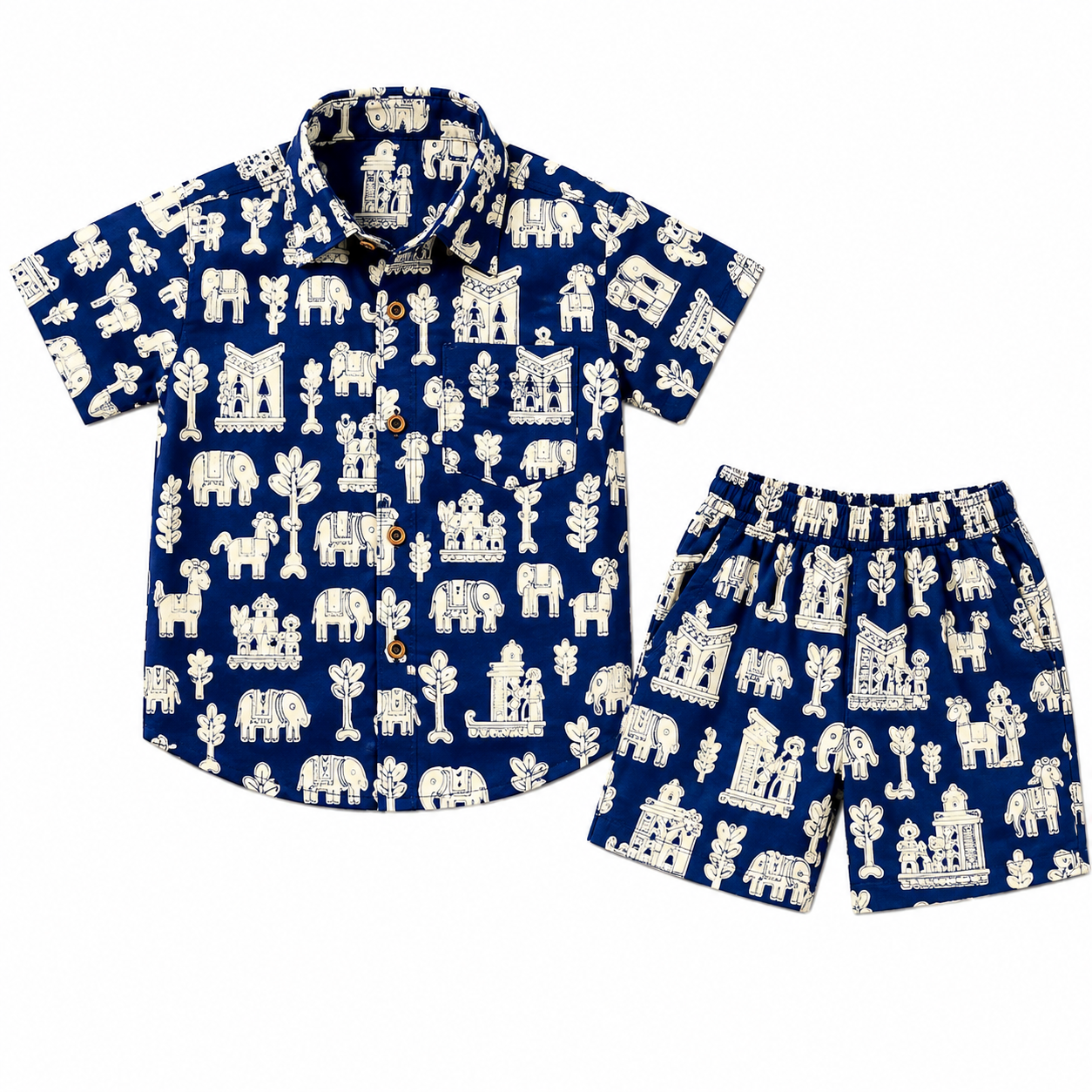 Royal Safari 100% Cotton Kids Co-ord Set