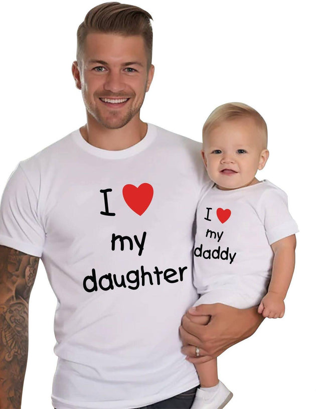I Love My Daughter/ I Love My Daddy T-shirts