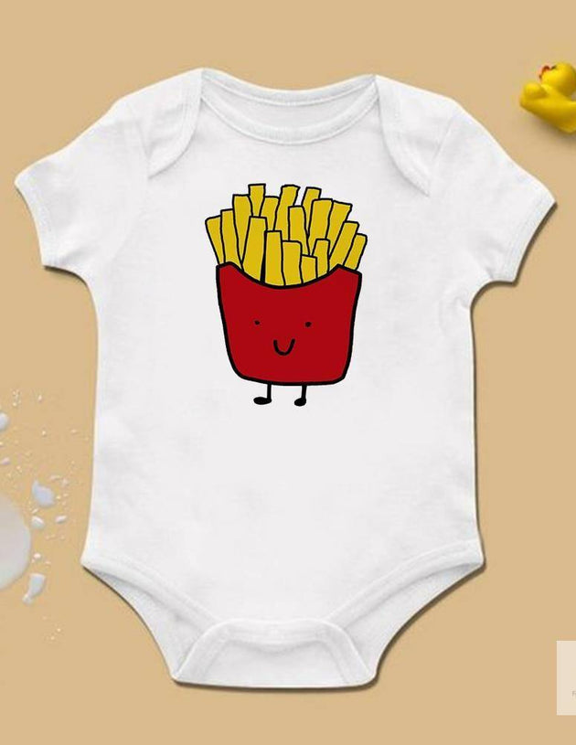 Hamburger French Fries Mom & Baby T-shirts