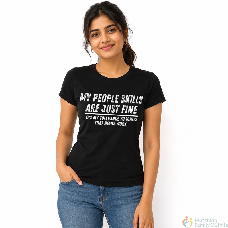 Sarcastic Women's Humor Tee for Office & Everyday Wear