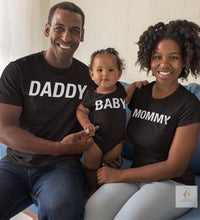 Daddy Mommy Baby Black
