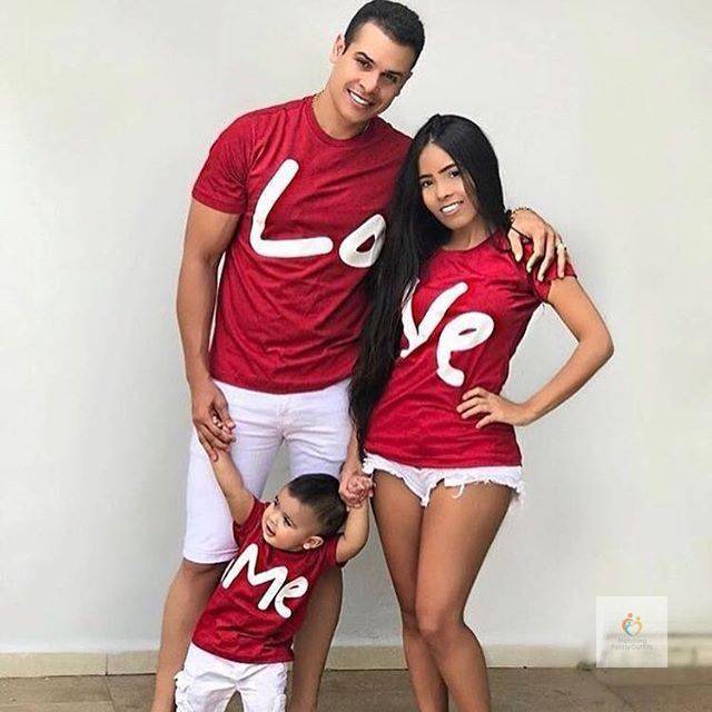LOVE ME Family Matching T-shirts