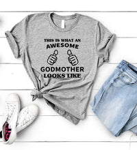 Godmother T shirt Grey