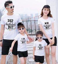 Matching Family Outfits Birthday TShirt Daddy Mommy Daughter Son Kids Baby Boy Girl Sister Brother Matching Clothes Summ 3