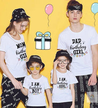 Matching Family Outfits Birthday TShirt Daddy Mommy Daughter Son Kids Baby Boy Girl Sister Brother Matching Clothes Summ 30