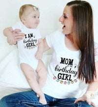 Matching Family Outfits Birthday TShirt Daddy Mommy Daughter Son Kids Baby Boy Girl Sister Brother Matching Clothes Summ 5