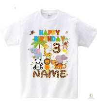 Jungle Theme Birthday Party Family T-shirts