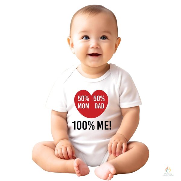 50% Mom 50% Dad=100% Me