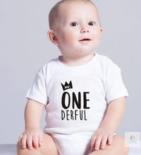 Mr One-derful Baby Boys 1st Birthday Bodysuit