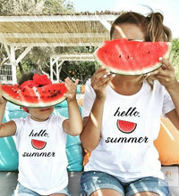 Hello Summer Mother and Daughter T-shirts