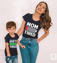 Mother Son Battery T-shirts