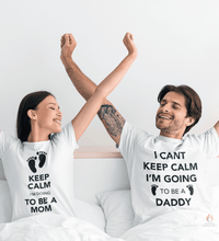 keep calm mom dad White