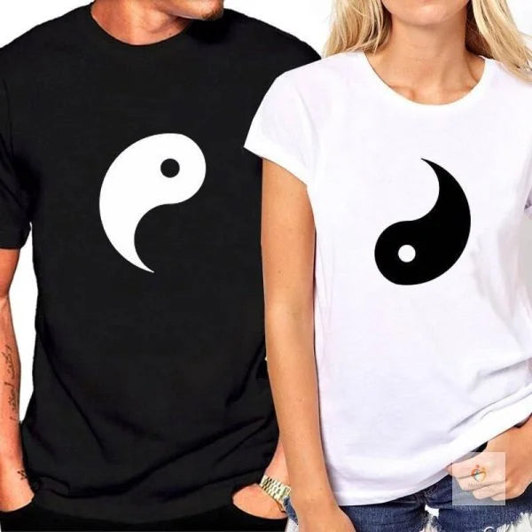 Yin Yang  Couple T -Shirts