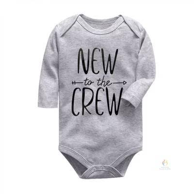 New to the Crew Unisex Full-Sleeves Baby Bodysuit