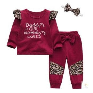 Daddy’s Girl Mommy’s World (Head band included)