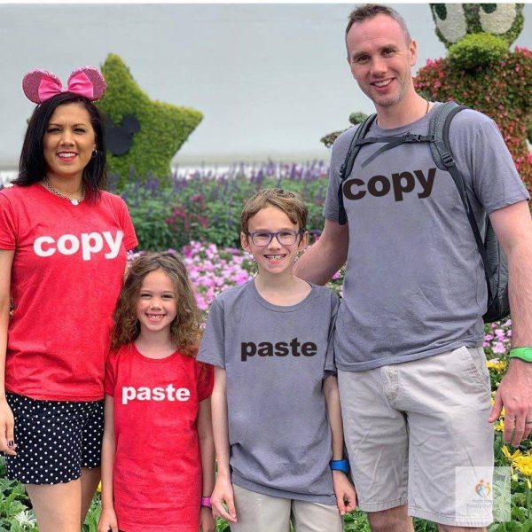 Copy Paste Family T-shirts