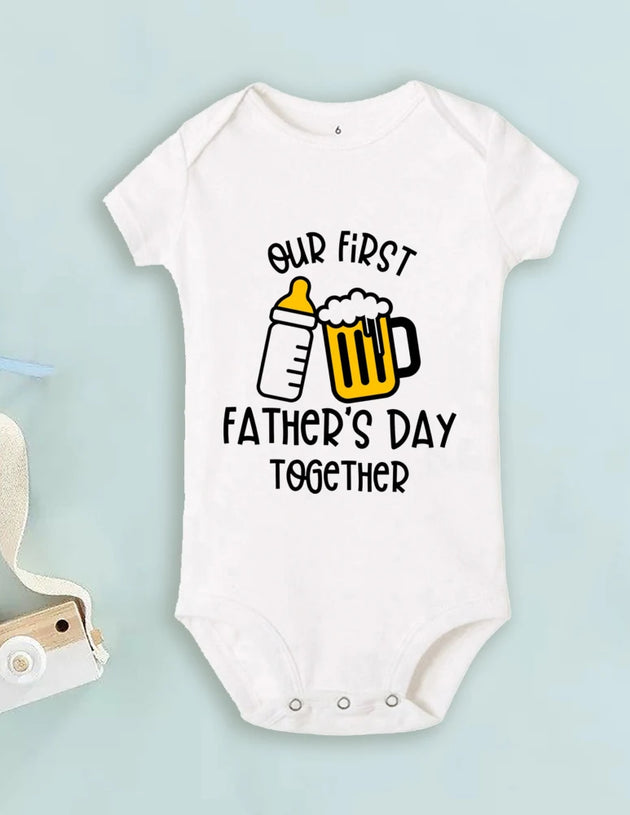 First Father’s Day Together Matching T-shirts