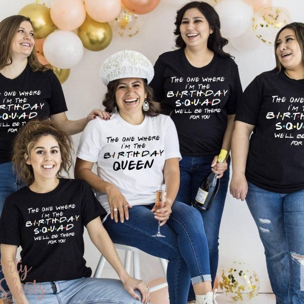 Friends Theme Birthday T-shirts