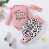 Mama's Bestie 3‑Piece Baby Outfit Set