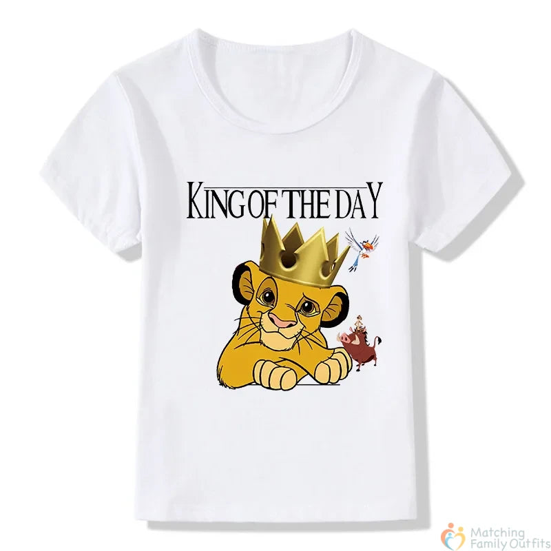 Lion King Birthday Family T-shirts