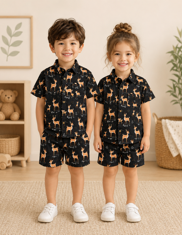 Midnight Forest Cotton Co-Ord Sets