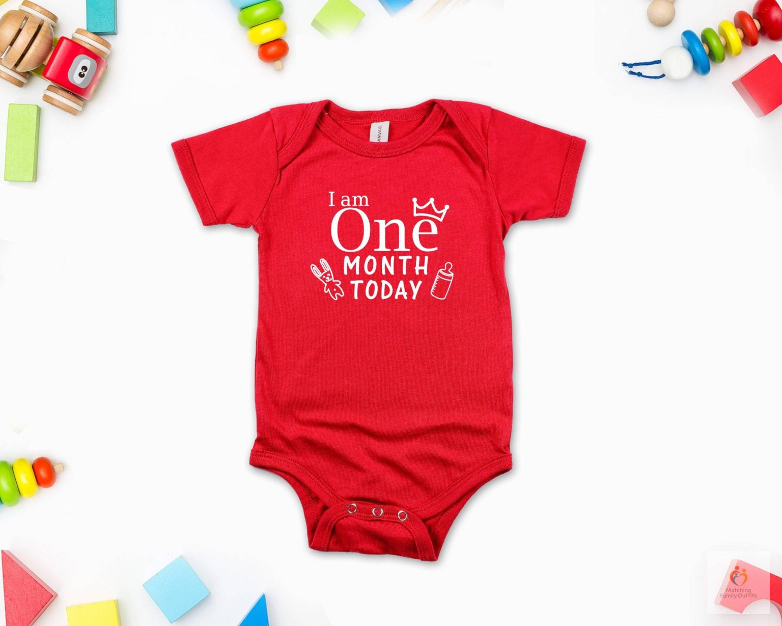 Milestone Monthly Birthday – Individual Rompers