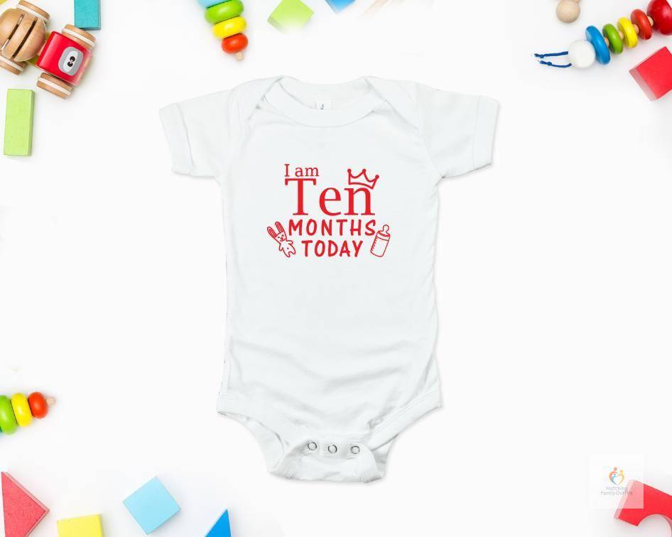 Milestone Monthly Birthday – Individual Rompers