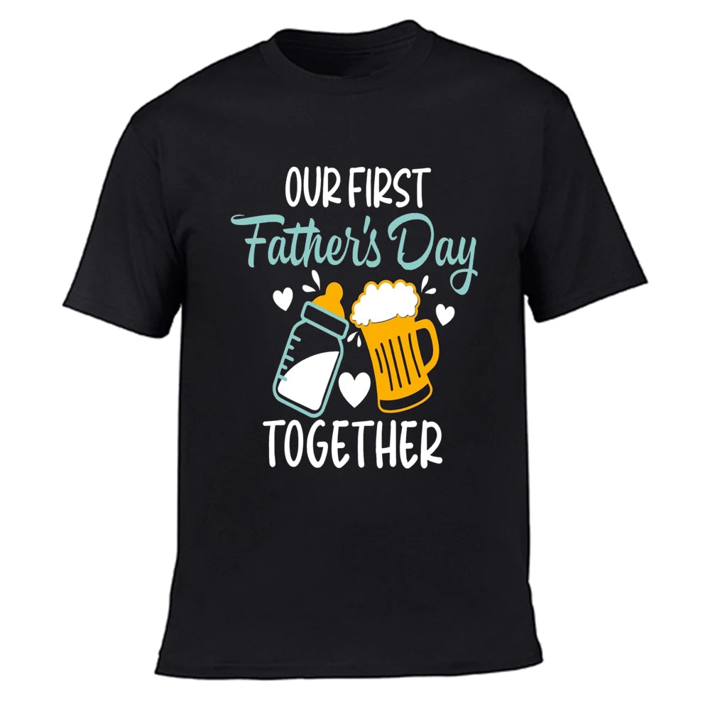 Our First Father’s Day Together Matching T-shirts