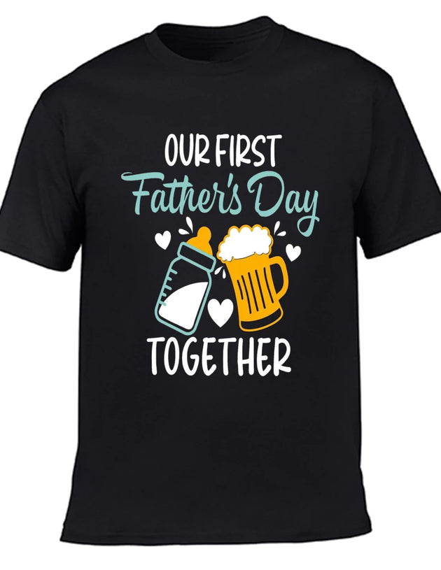 Our First Father’s Day Together Matching T-shirts
