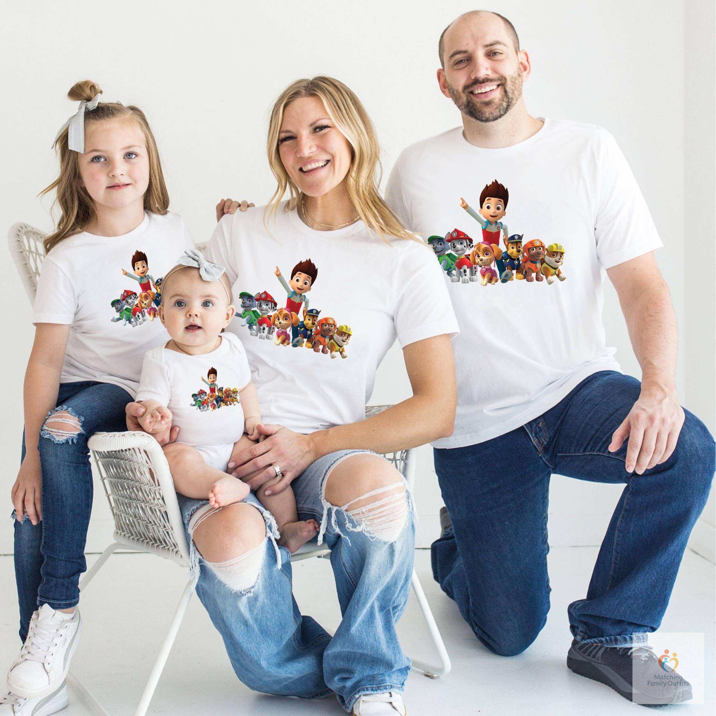 Paw Patrol T-shirts for Family