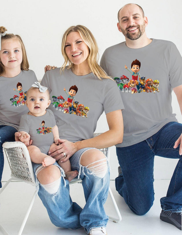 Paw Patrol T-shirts for Family