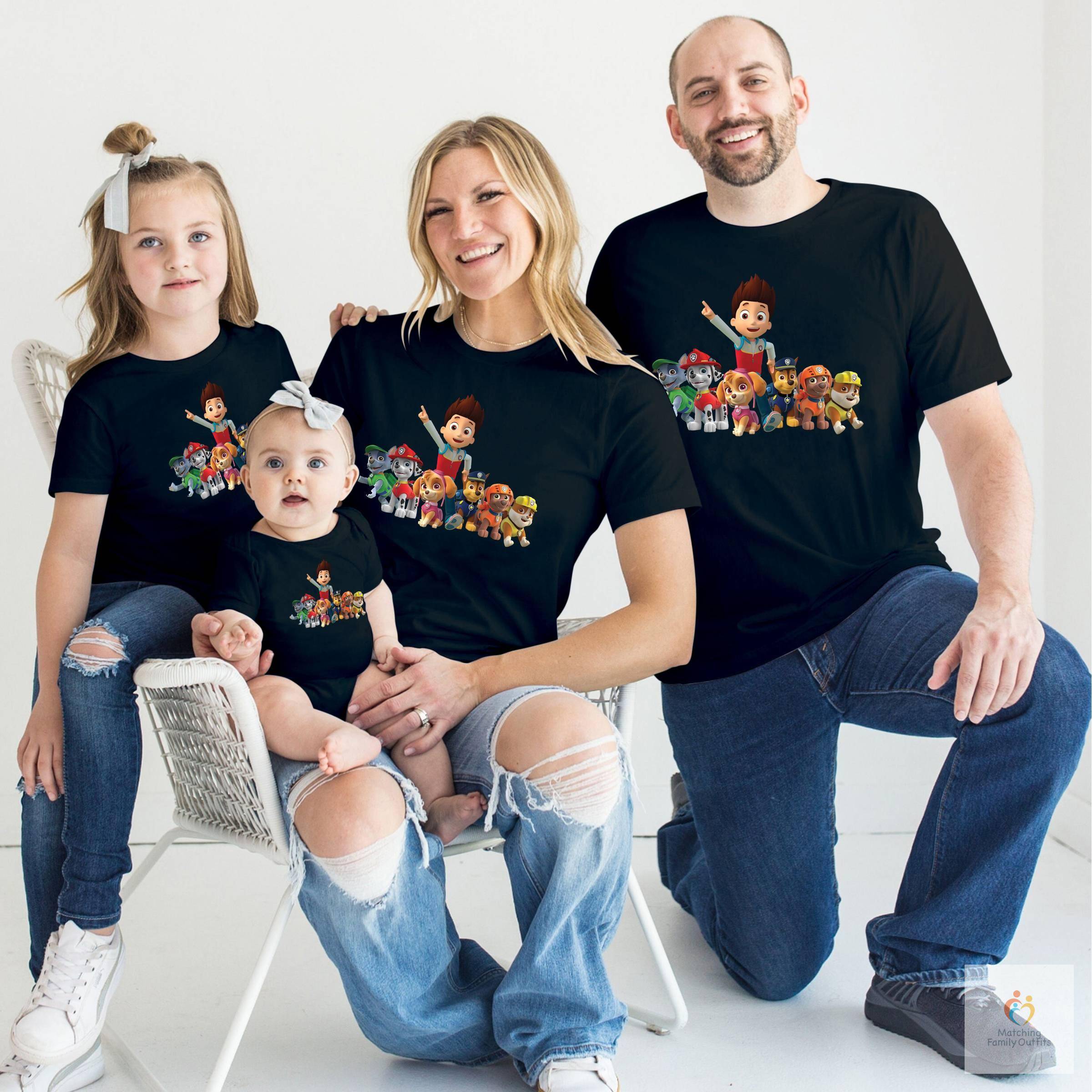 Paw Patrol T-shirts for Family