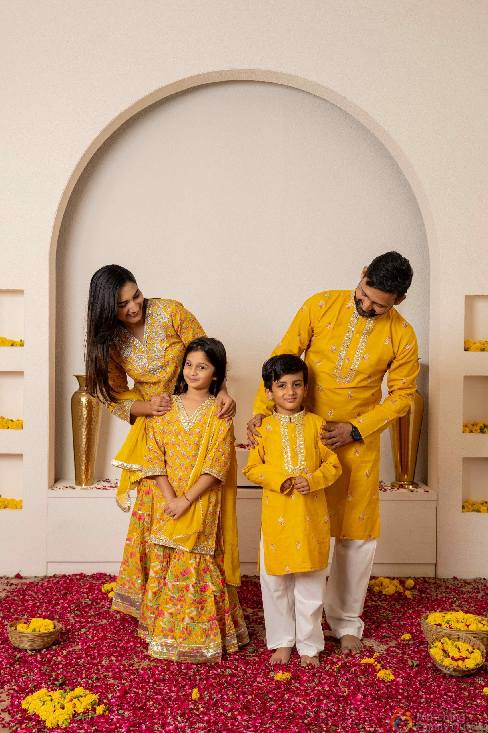 Matching Family Indian Outfits