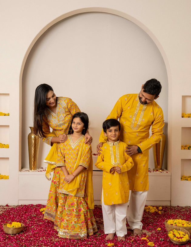 Matching Family Indian Outfits