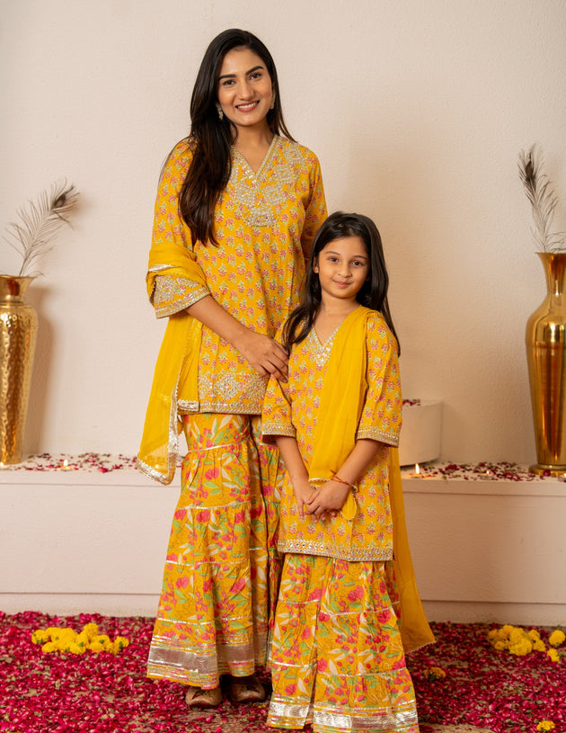 Matching Family Indian Outfits