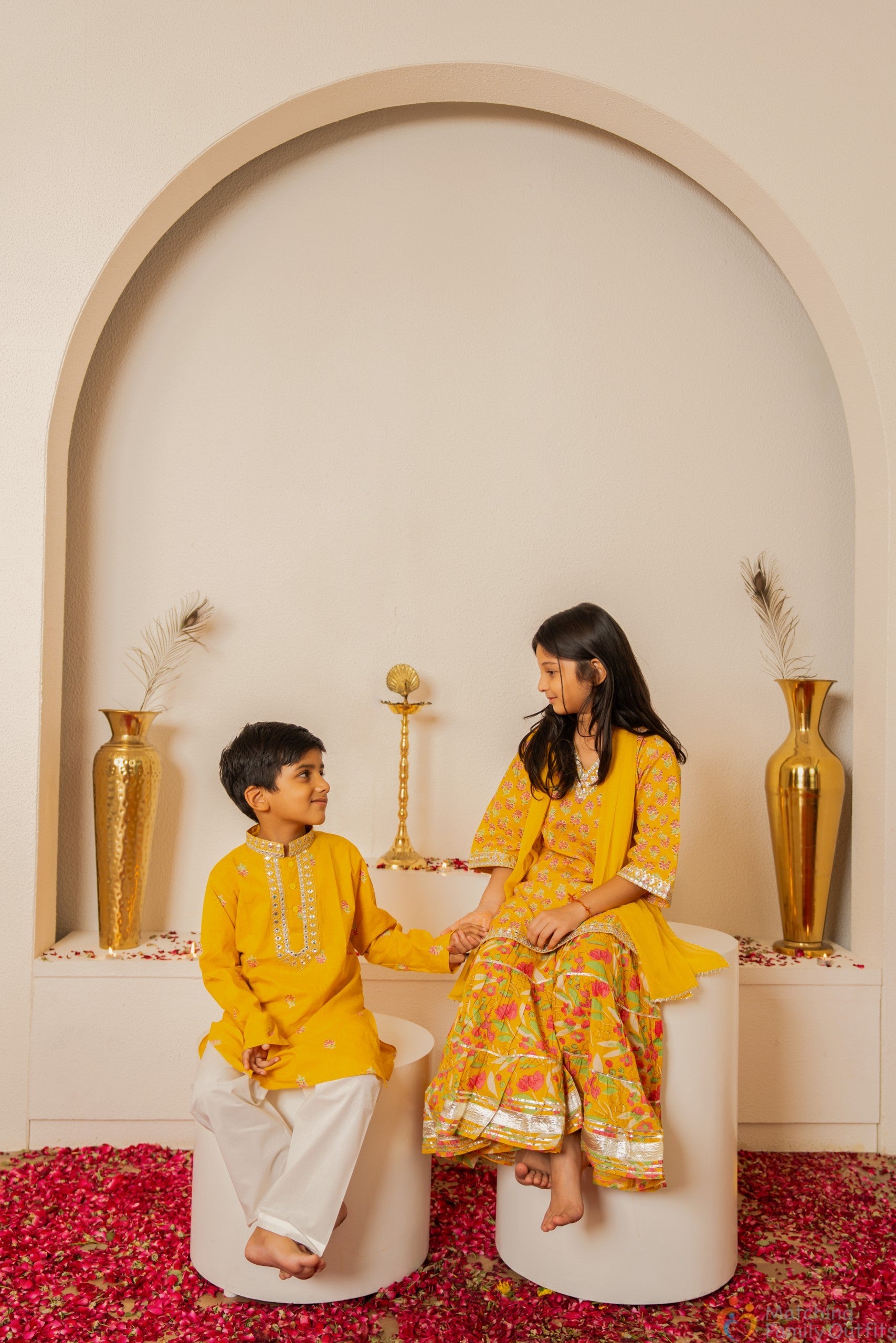Matching Family Indian Outfits
