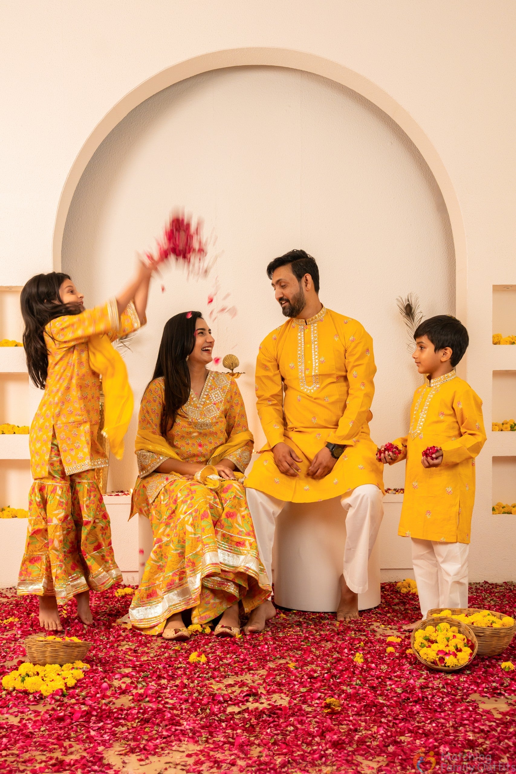 Matching Family Indian Outfits