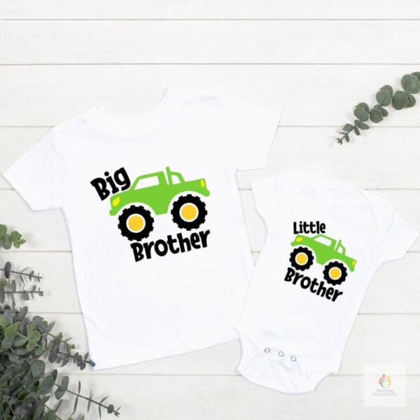 Big Brother Little Brother Sibling Tractor T Shirts
