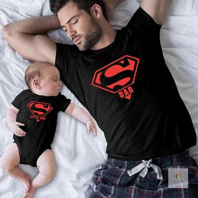 Dad Mom Little One