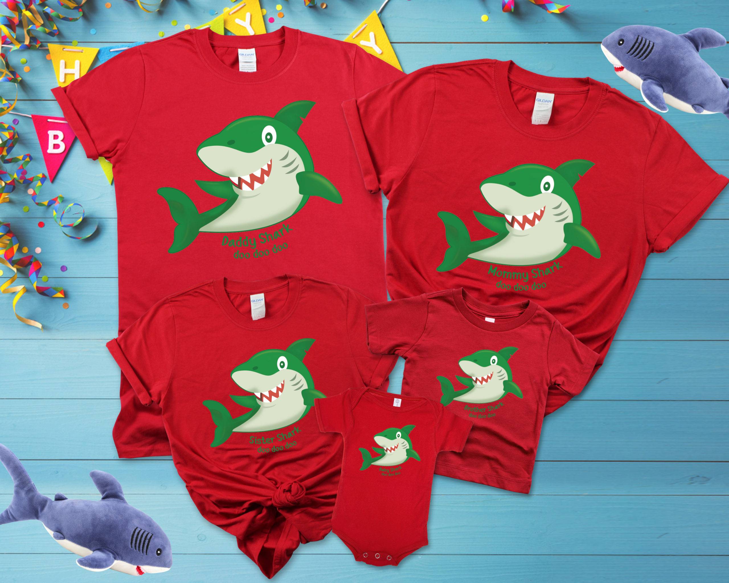 Baby Shark T-shirts for Family