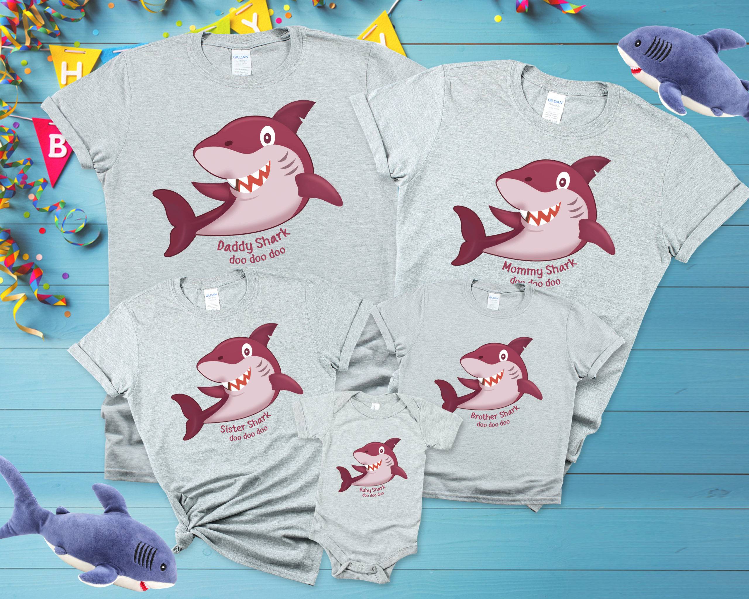 Baby Shark T-shirts for Family