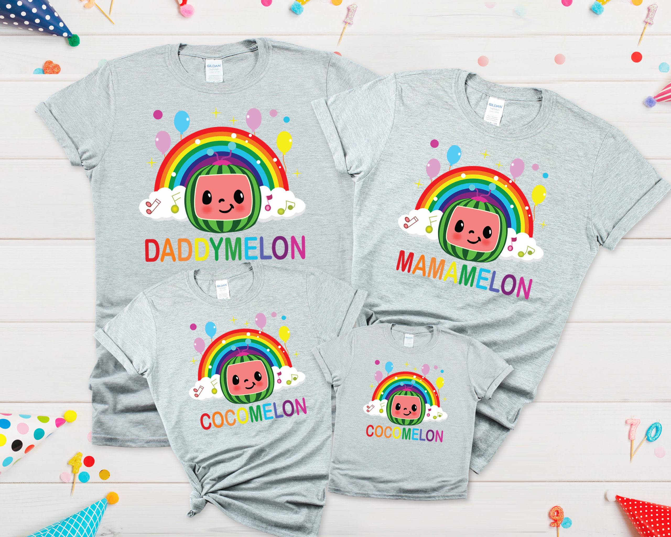 Cocomelon Birthday T-shirts for Family