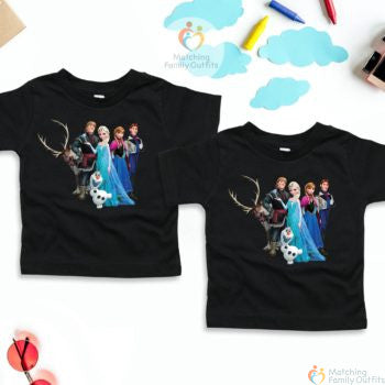 Frozen Kids T-shirts for Siblings