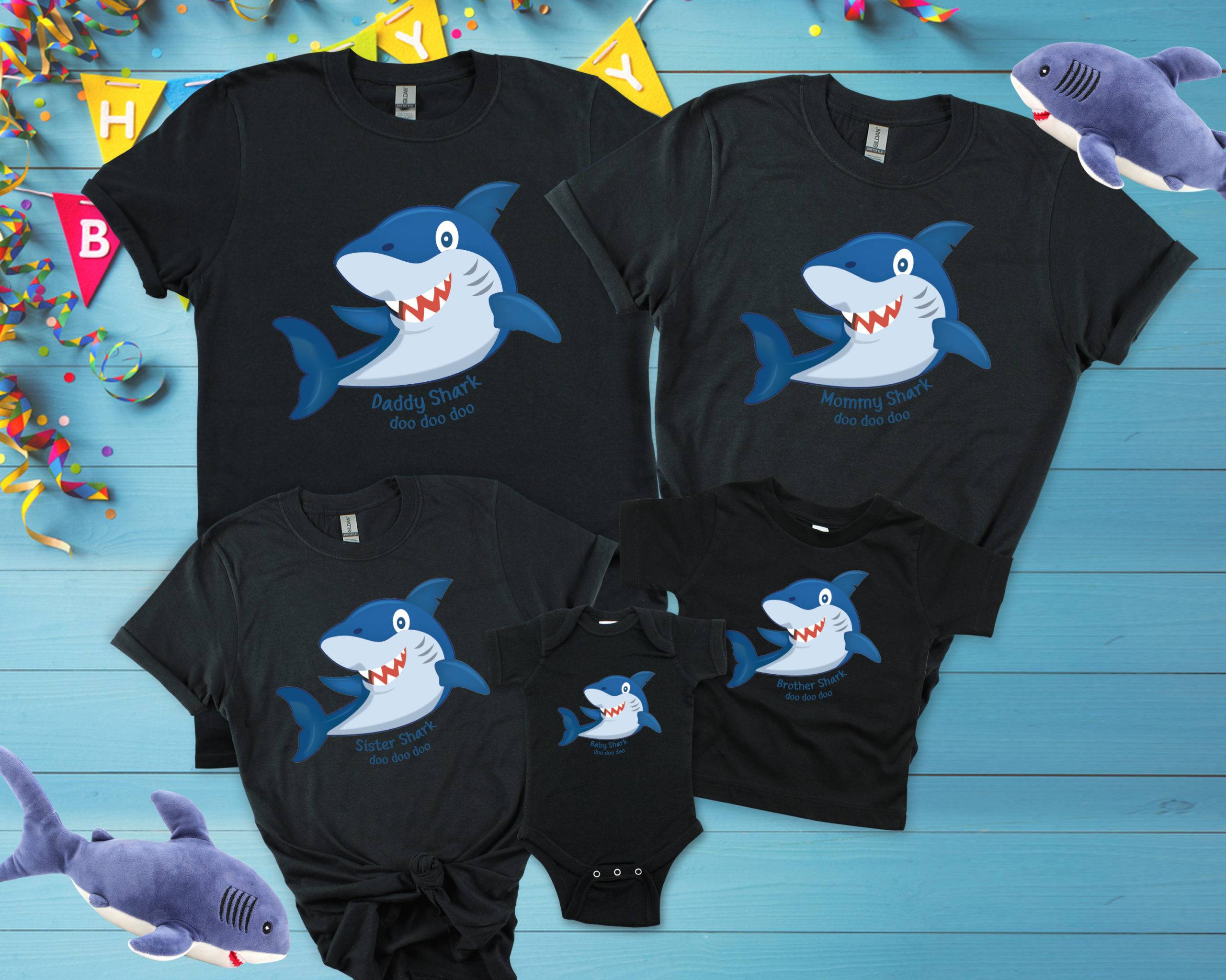 Baby Shark T-shirts for Family