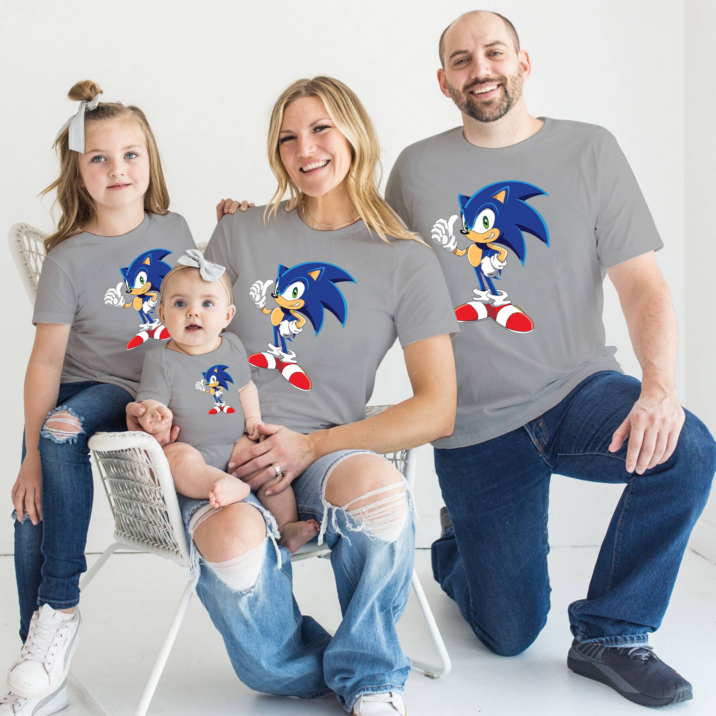 Sonic – The Hedgehog T-shirts for Family