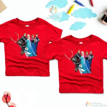 Frozen Kids T-shirts for Siblings