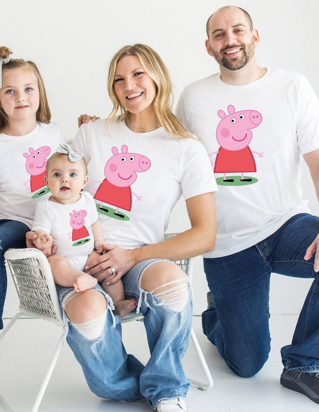 Peppa Pig T-shirts for Family