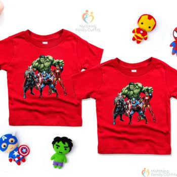 Avengers T-shirt for Siblings